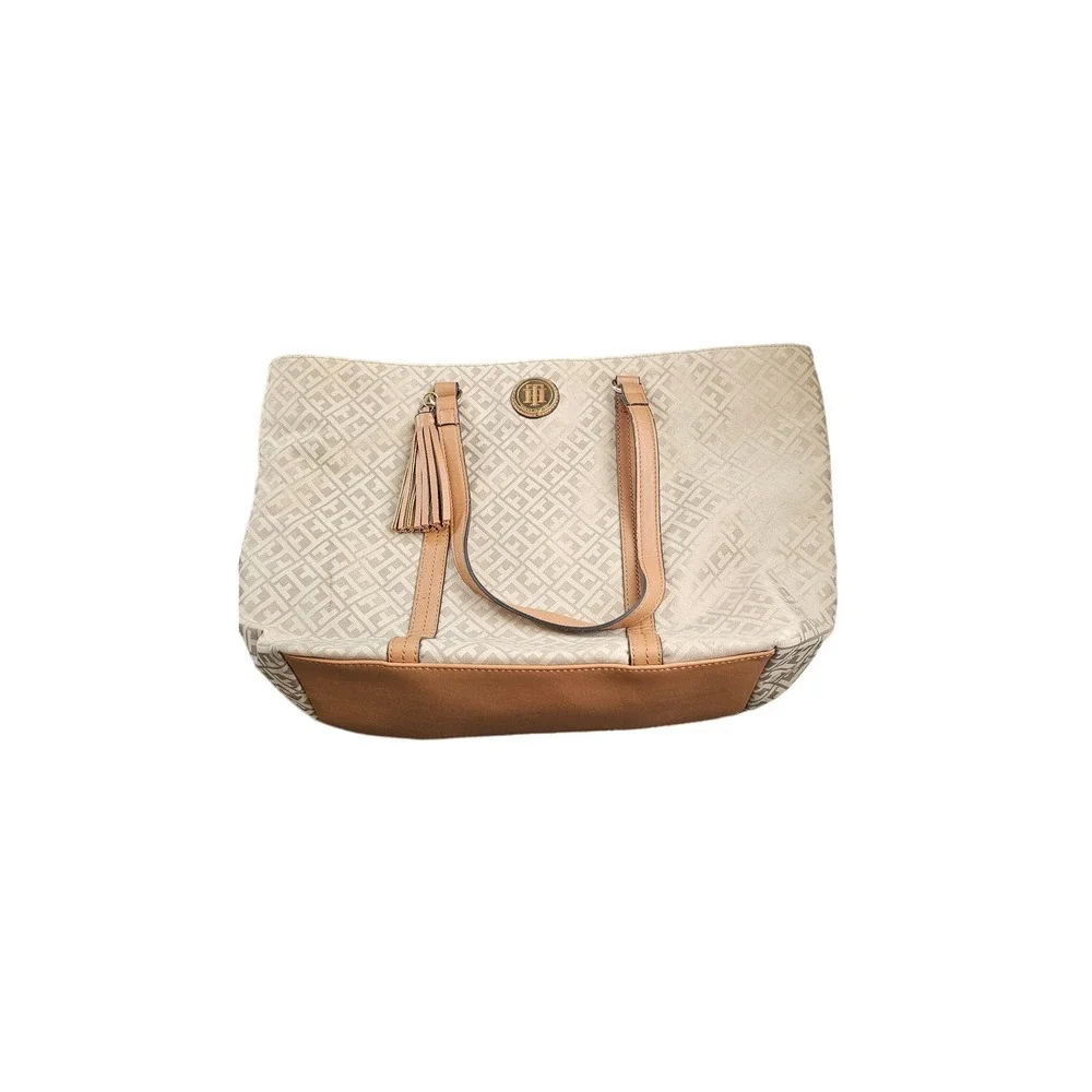 Tommy‎ Hilfiger Tan and Brown Tote